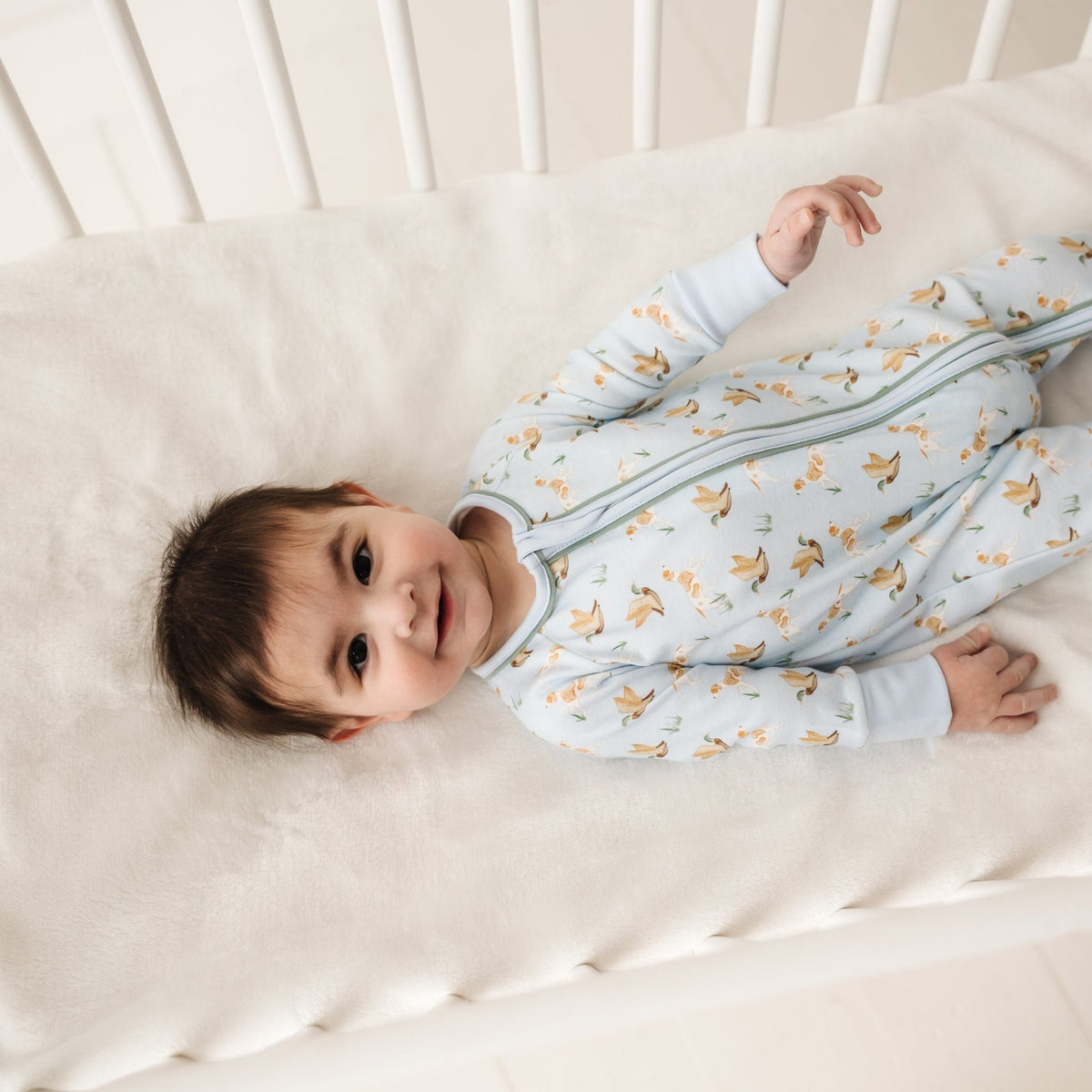 Luna and Arlo_Duck and Hound Zip Playsuit_8