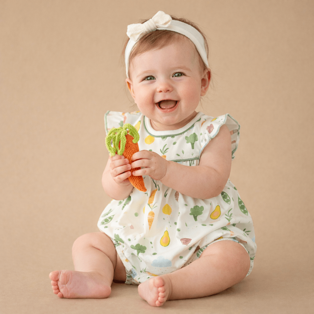 Eat Your Veggies Bubble + Carrot Toy Gift Set - Magnolia BabyBaby Gift Set
