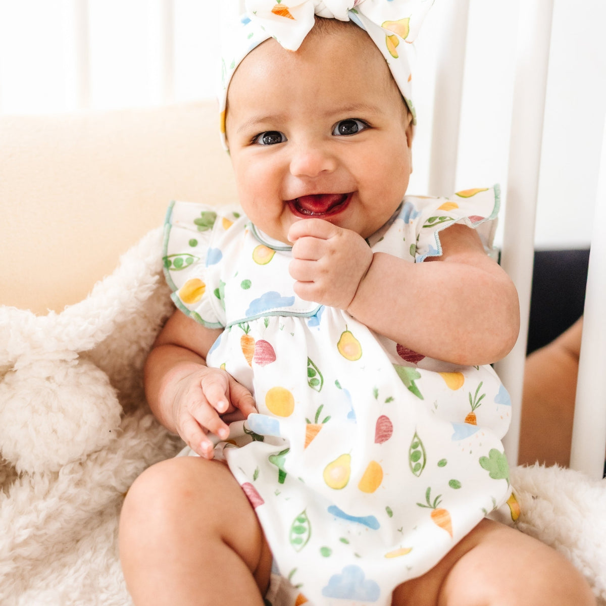 Eat your Veggies! Flutters Bubble - Magnolia BabyBubble