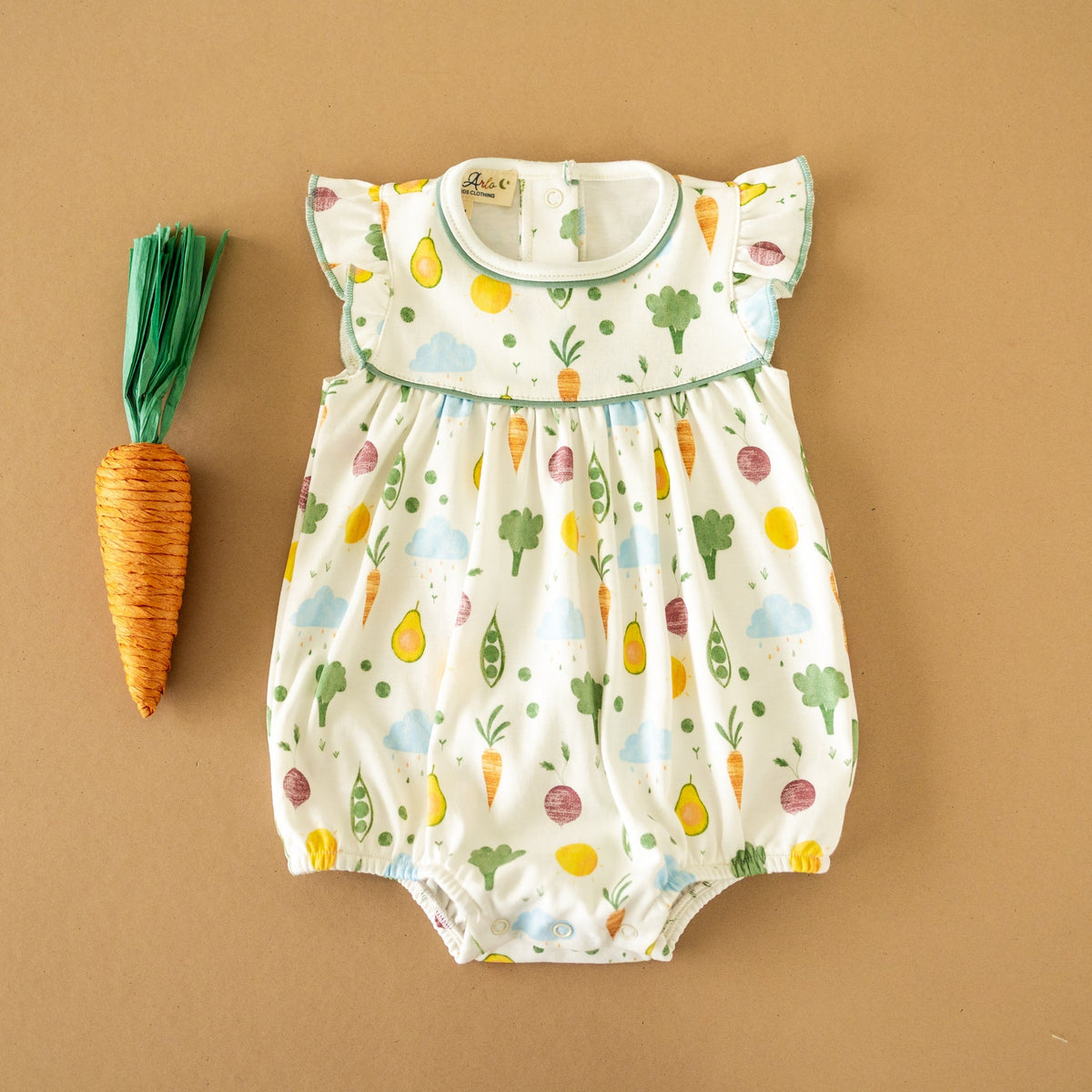 Eat your Veggies! Flutters Bubble - Magnolia BabyBubble