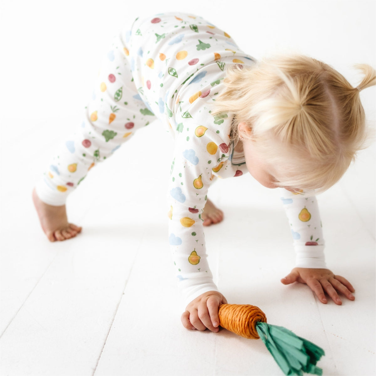 Eat your Veggies! Long Pajamas - Magnolia BabyLong Pajamas