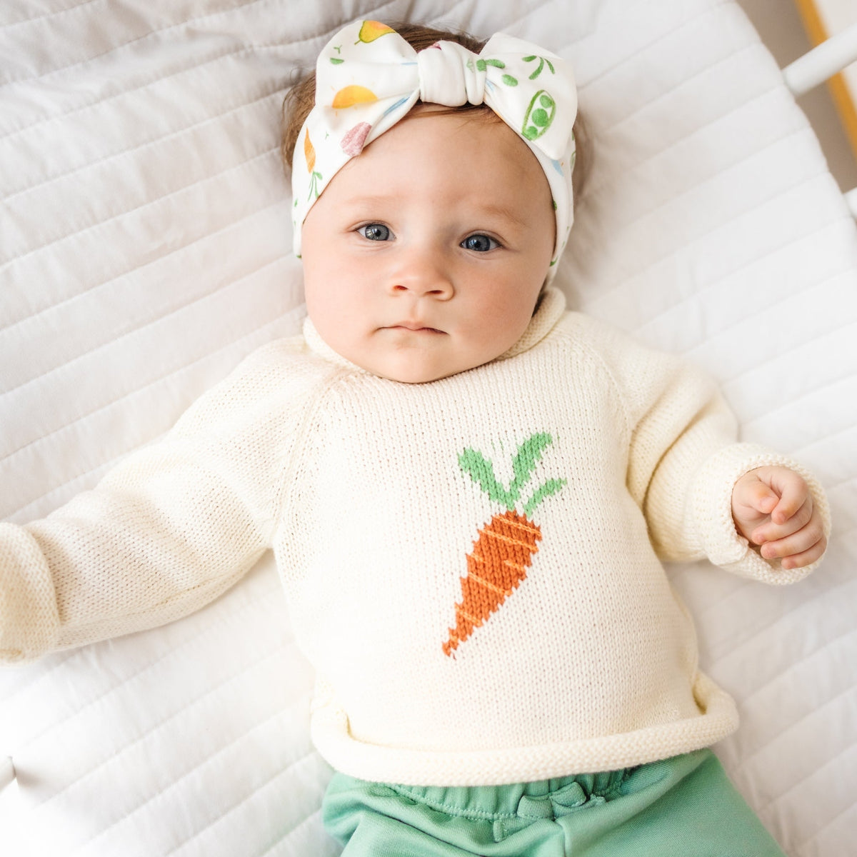 Eat your Veggies! Rollneck Sweater - Magnolia BabyPullover