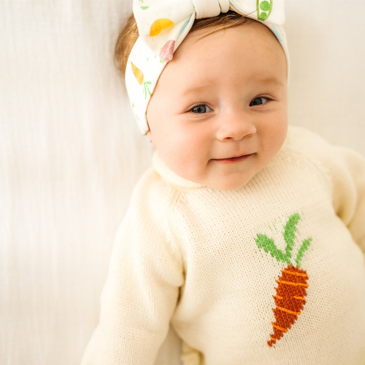 Eat your Veggies! Rollneck Sweater - Magnolia BabyPullover