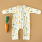 Eat your Veggies! Zip Playsuit - Magnolia BabyPlaysuit