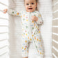 Eat your Veggies! Zip Playsuit - Magnolia BabyPlaysuit