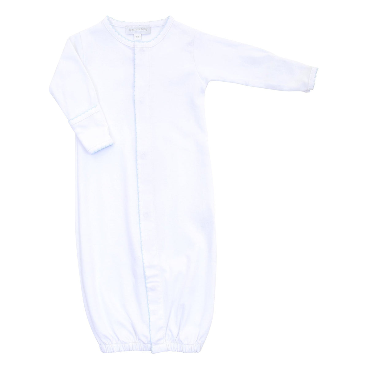 Essentials Blue Trim Converter - Magnolia BabyConverter Gown