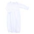 Essentials Blue Trim Gown - Magnolia BabyGown