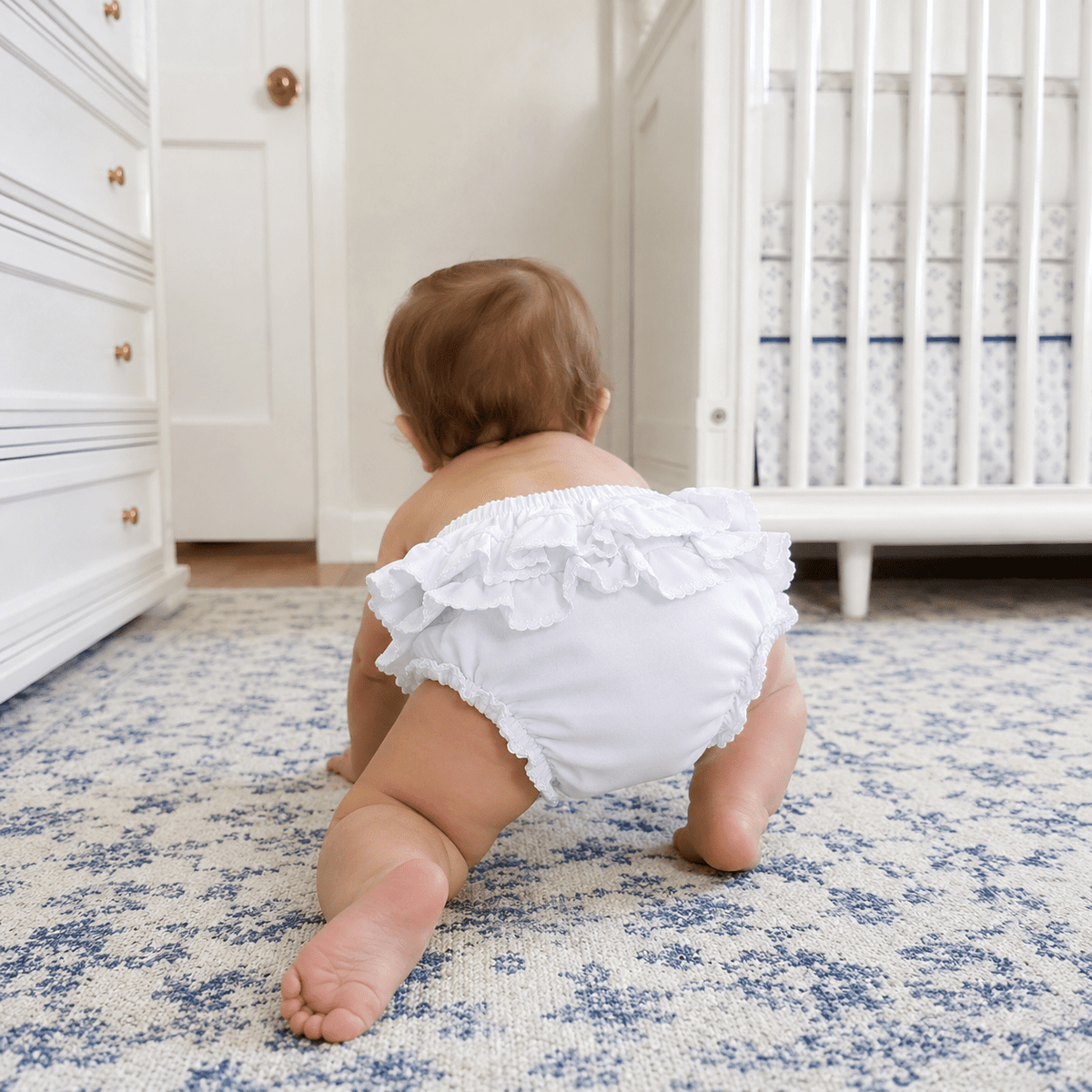 Essentials Diaper Cover with White Trim - Magnolia BabyDiaper Cover