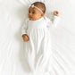 Essentials Gown with Pink Trim - Magnolia BabyGown