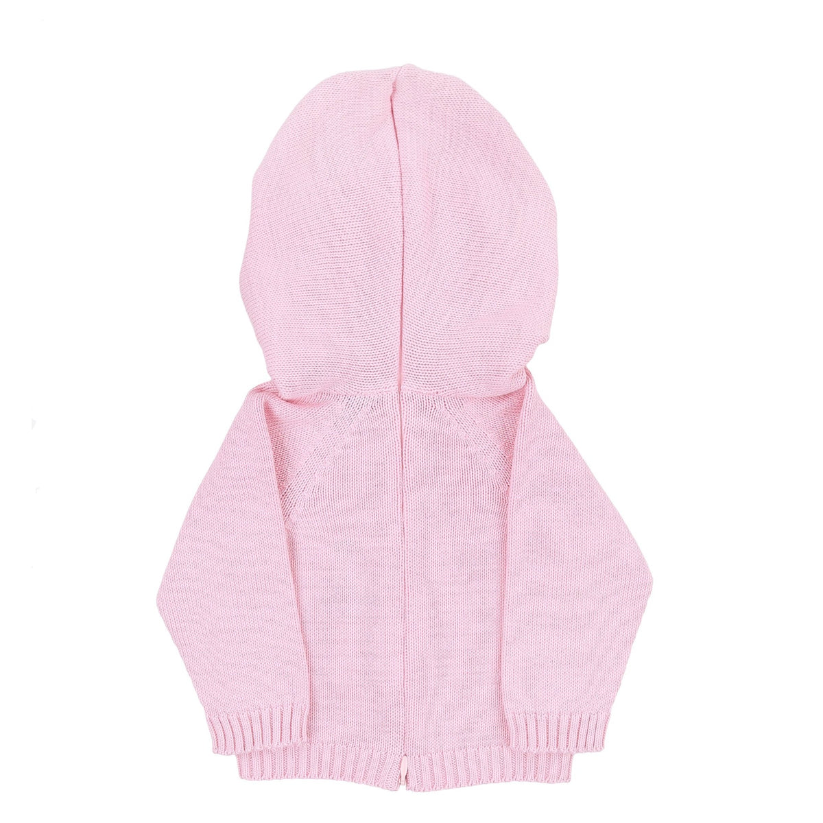 Essentials Knits Pink Hooded Zip Pullover - Magnolia BabyKnits