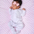 Essentials Pink Trim Footie - Magnolia BabyFootie