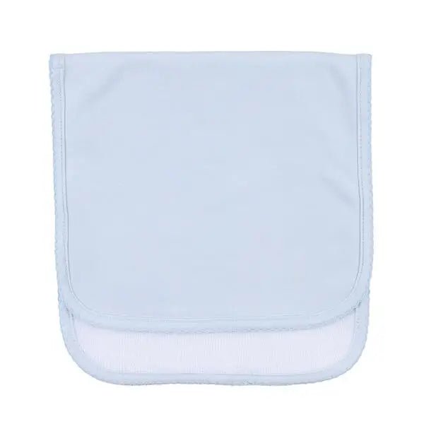 Essentials Solid Blue Burp Cloth - Magnolia BabyBurp Cloth