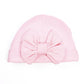 Essentials Solid Bow Hat - Pink - Magnolia BabyHat