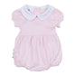 Essentials Solid Collared Ruffle Bubble - Pink - Magnolia BabyBubble