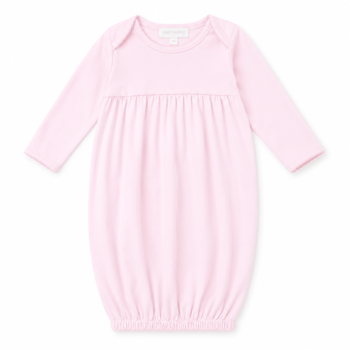Magnolia Baby_Essentials Solid Gown - Pink_4