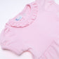 Essentials Solid Ruffle Bubble - Pink - Magnolia BabyBubble