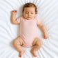 Essentials Solid Short Sleeve Bodysuit - Pink - Magnolia BabyBodysuit