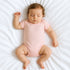 Essentials Solid Short Sleeve Bodysuit - Pink - Magnolia BabyBodysuit