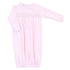 Essentials Solid Smocked Gown - Pink - Magnolia BabyGown