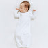 Essentials Solid White Lap Gown - Magnolia BabyGown