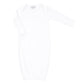 Essentials Solid White Lap Gown - Magnolia BabyGown