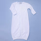 Essentials White Converter with Blue Trim - Magnolia BabyConverter Gown