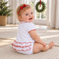 Magnolia Baby_Essentials White Ruffle Short Sleeve Bubble - Red Trim_2