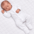 Magnolia Baby_Essentials White with Blue Trim Footie_1