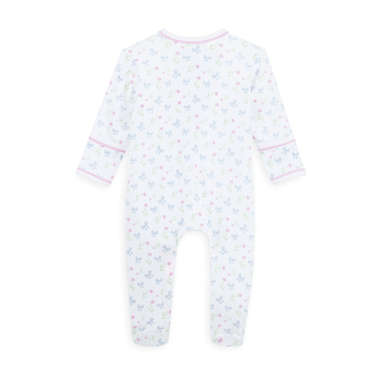 Evelyn's Classics Print Zip Footie - Magnolia BabyFootie