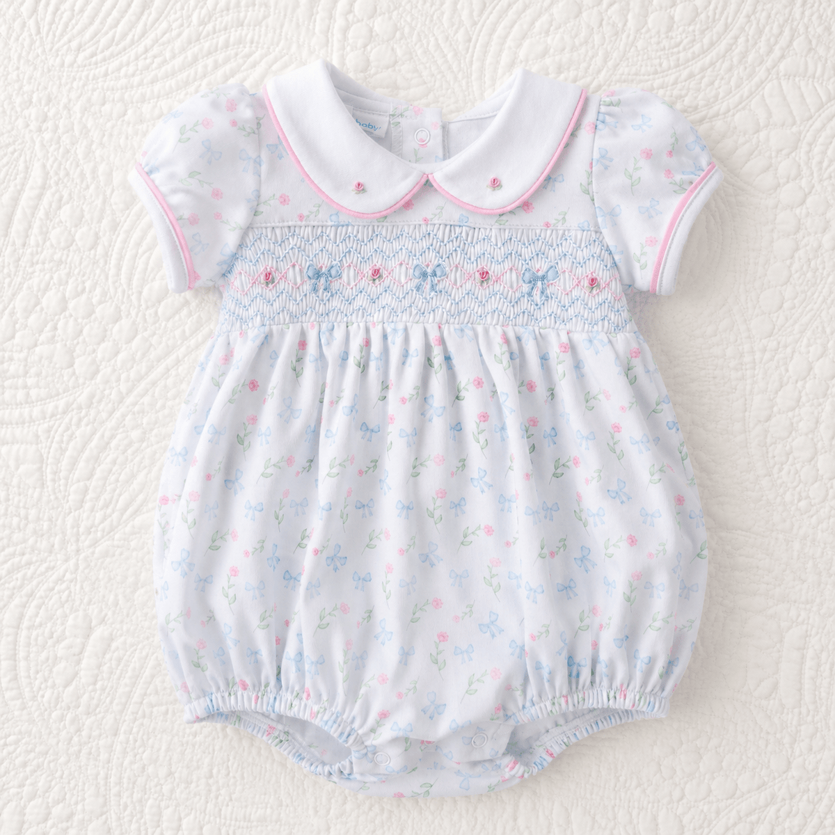 Evelyn's Classics Smocked Bubble - Magnolia BabyBubble