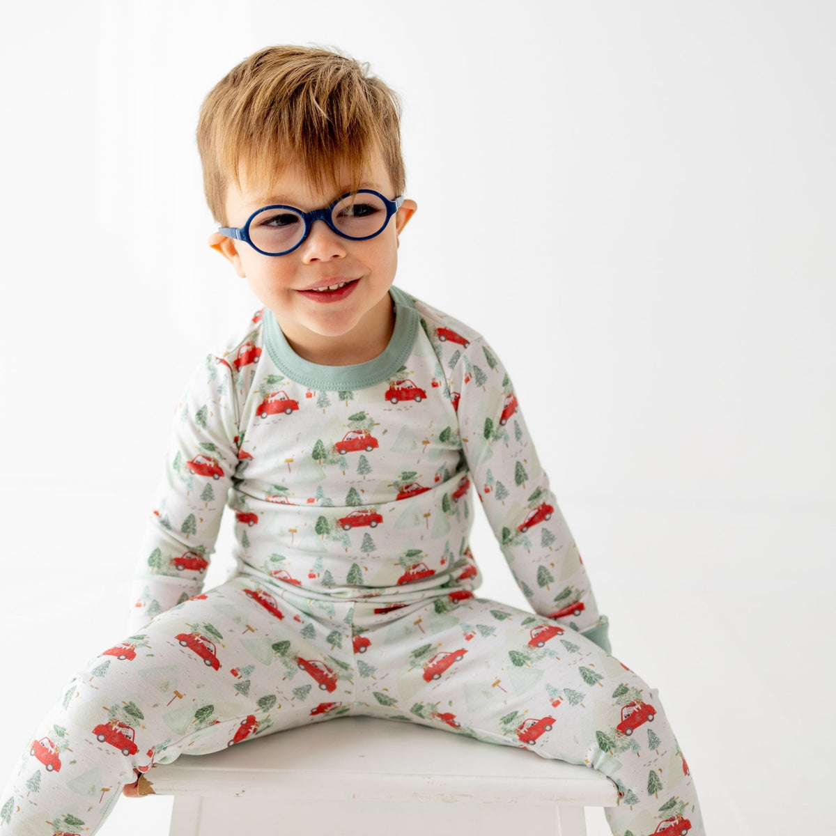 Luna and Arlo_Evergreen Express Long Pajamas_9