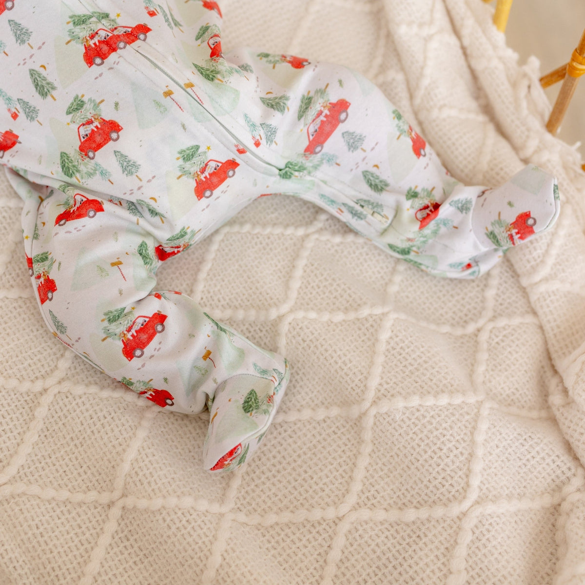 Luna and Arlo_Evergreen Express Zip Footie_7