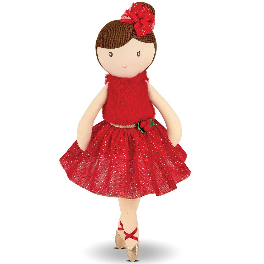 Evie Christmas Ballerina Doll - Magnolia BabySoft Toy