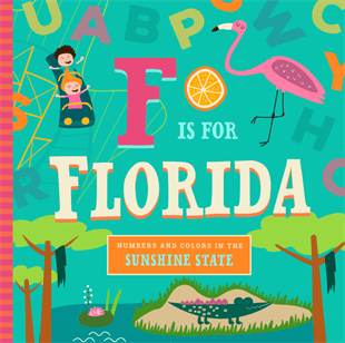 F Is for Florida Board Book - Magnolia BabyBook
