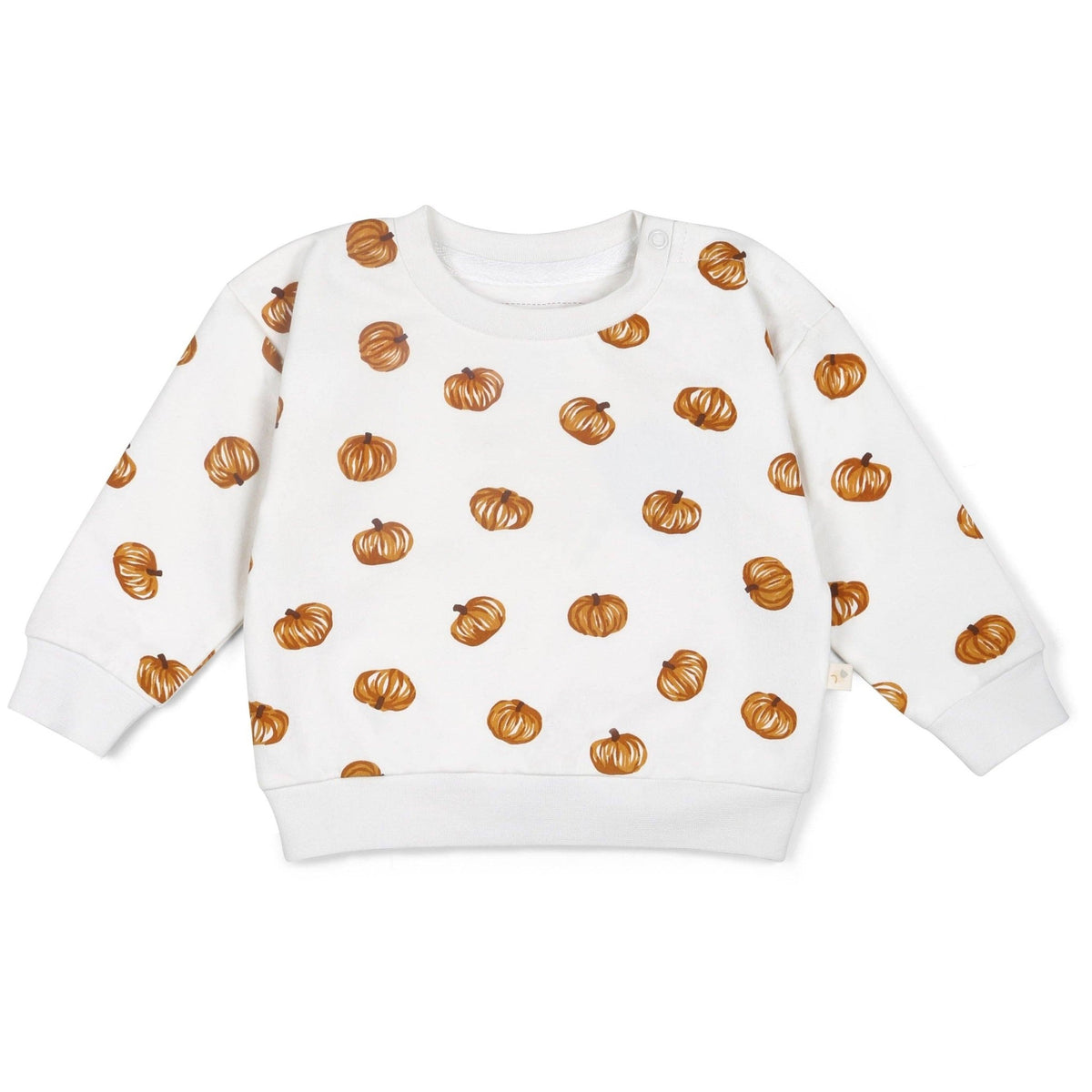 Fleece Sweatshirt - Pumpkin - Magnolia BabyTop