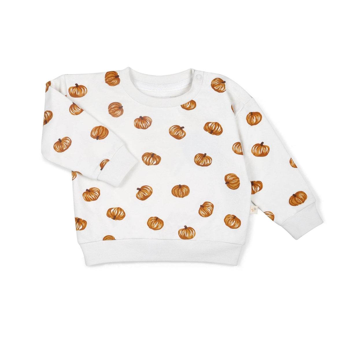 Fleece Sweatshirt - Pumpkin - Magnolia BabyTop