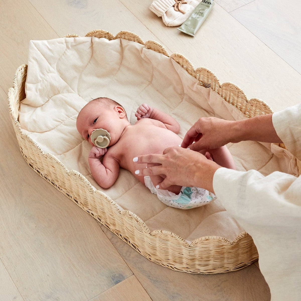 Florence Baby Changing Basket Set - Magnolia BabyBaby Changing Basket
