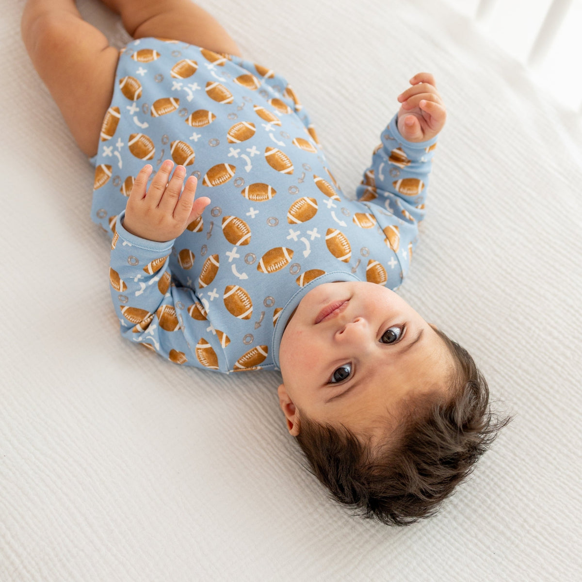 Luna and Arlo_Football Days Long Sleeve Bubble - Sky_8