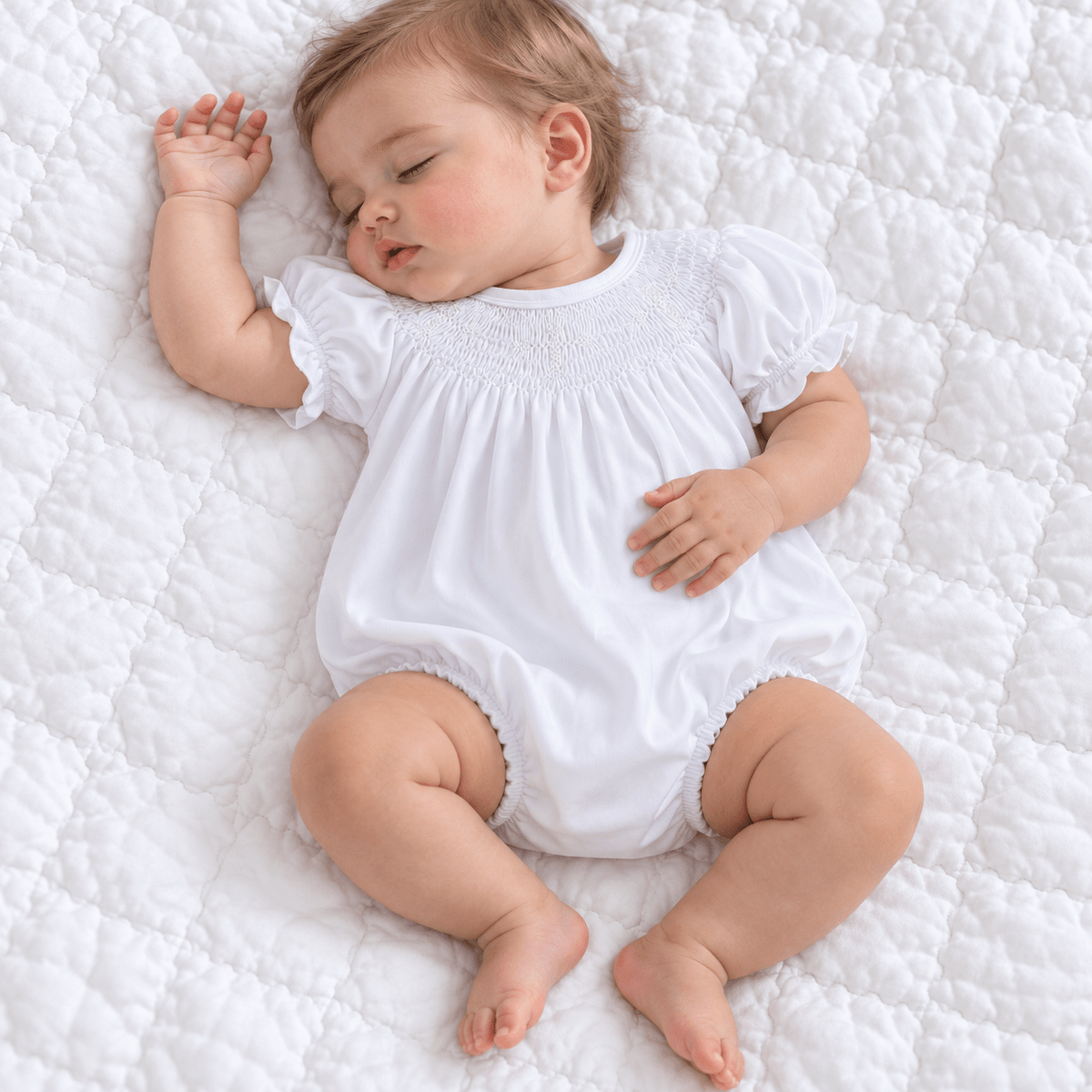 Magnolia Baby_Forever Blessed Bishop Girl Bubble - White_1