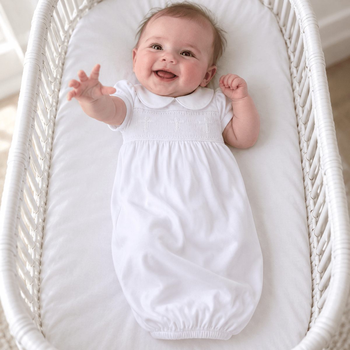 Magnolia Baby_Forever Blessed Smocked Girl Gown_1