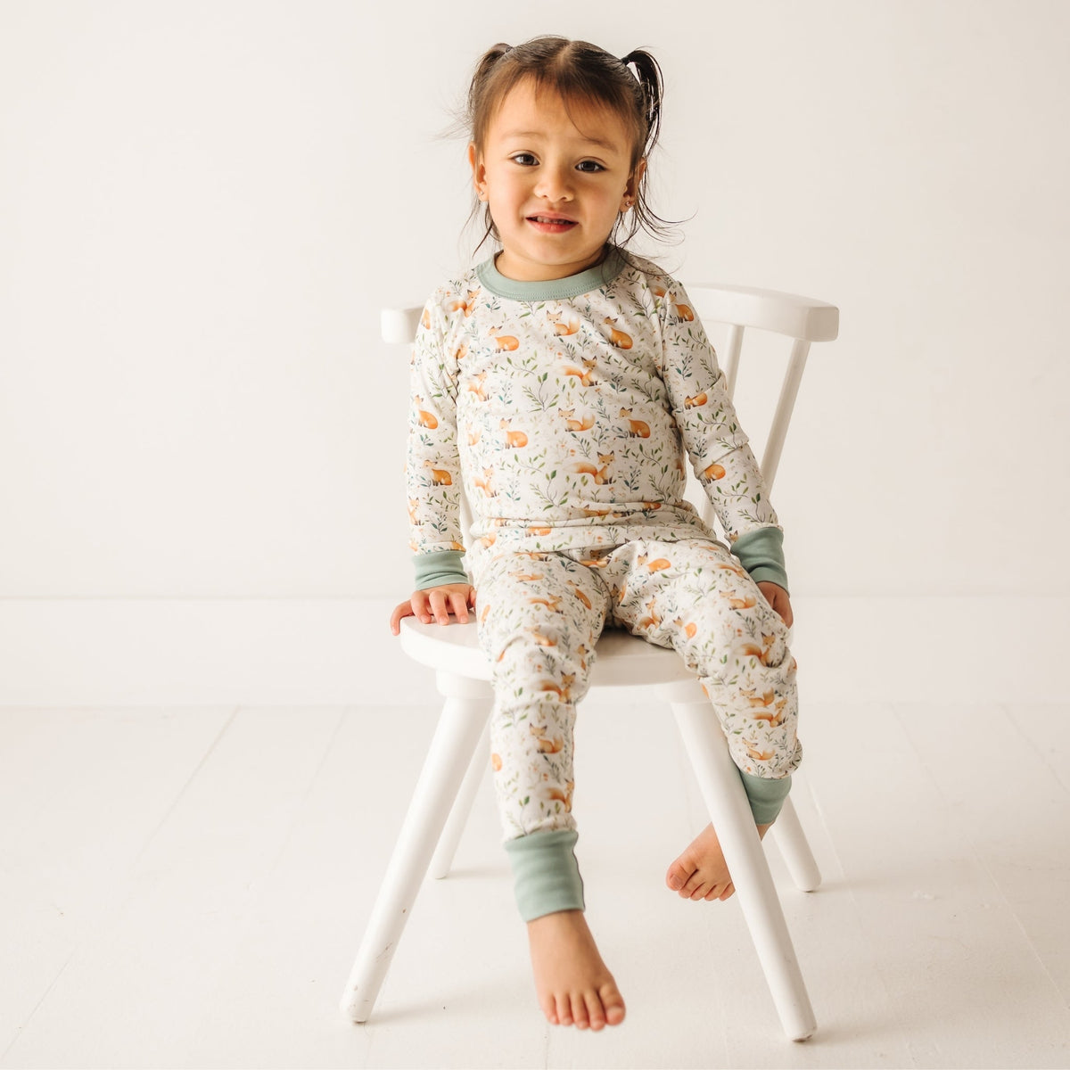 Luna and Arlo_Fox Tales Long Pajamas_9