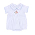 Frosted Wonderland Collared Short Sleeve Bubble - Light Blue - Magnolia BabyBubble
