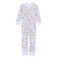 Frosted Wonderland Zip Pajamas - Light Blue - Magnolia BabyZipper Pajamas