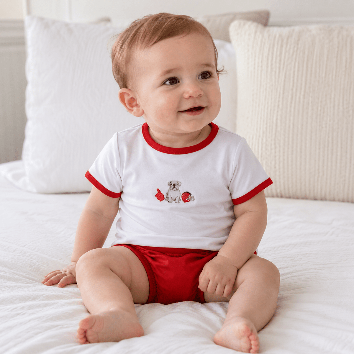 Magnolia Baby_Gameday Dawgs Diaper Cover Set_1