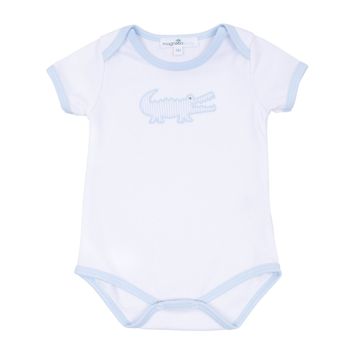 Gator Applique Bodysuit - Light Blue - Magnolia BabyBodysuit