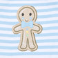 Gingerbread Land Long Pajamas - Blue - Magnolia BabyLong Pajamas
