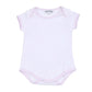 Gingham Basics Bodysuit in Pink - Magnolia BabyBodysuit