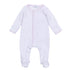 Gingham Dots Footie in Pink - Magnolia BabyFootie