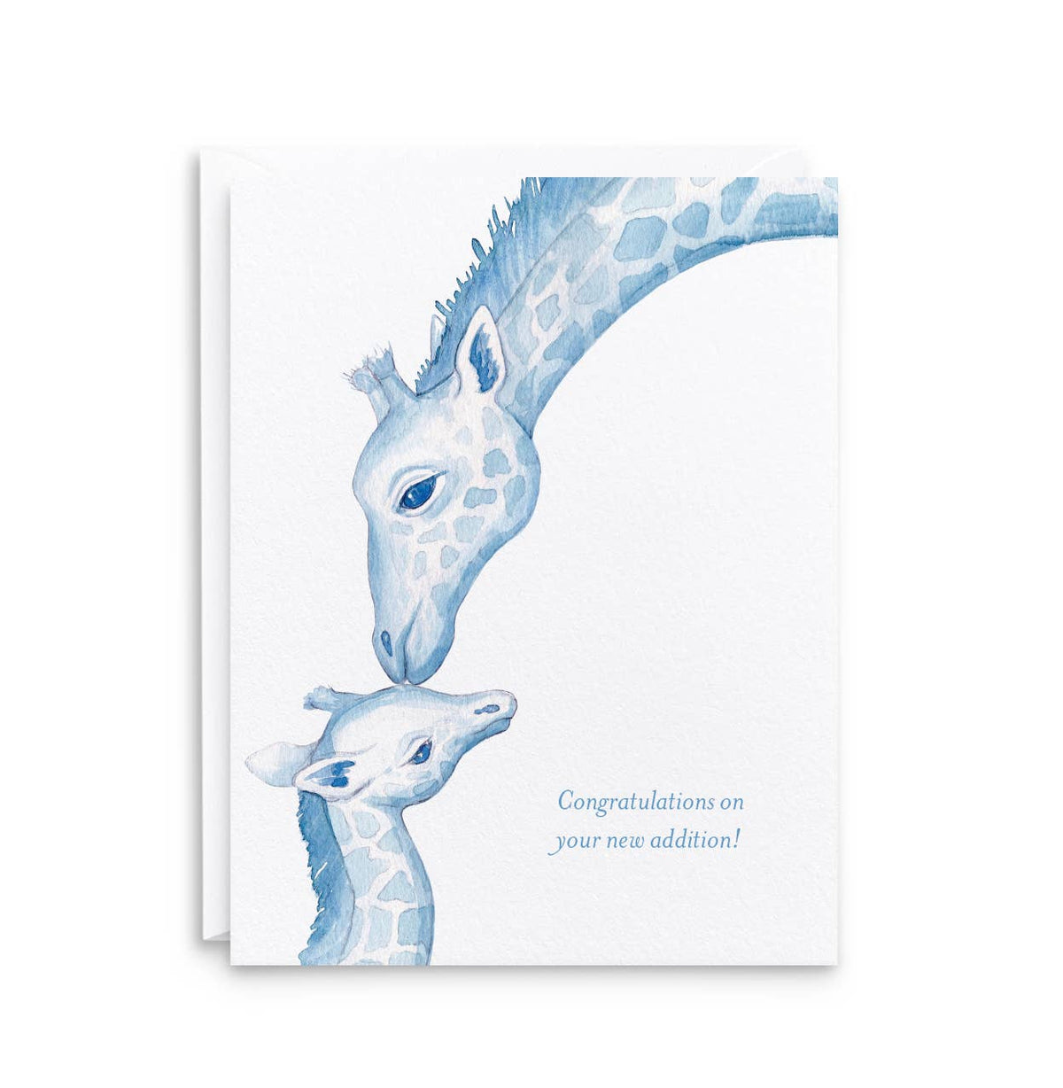 Giraffe New Addition Greeting Card - Magnolia BabyStationery
