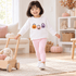 Magnolia Baby_Girl Playwear Set - Pumpkin Party Sweater + Pink Leggings_1